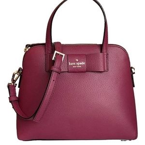 Kate Spade Robinson Street Maise Satchel Purse Rioja Leather